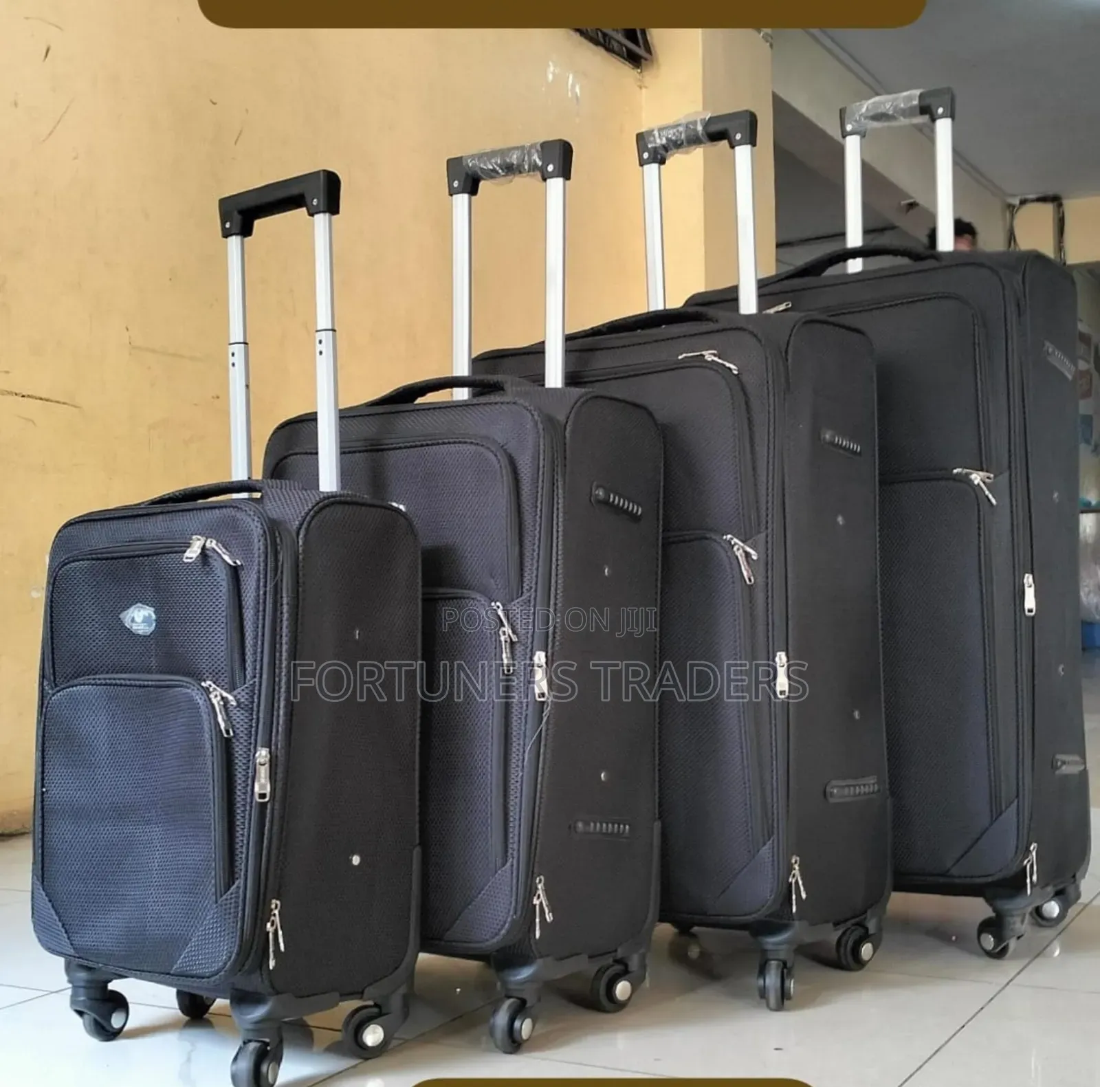 4 in 1 Fabric Luxurious Suitcase