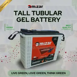 Amizar 12v 200ah Tall Tubular Gel Battery