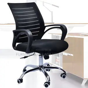 Office Chair:Strong Mesh Stylish Fixed-Arm Work Chair