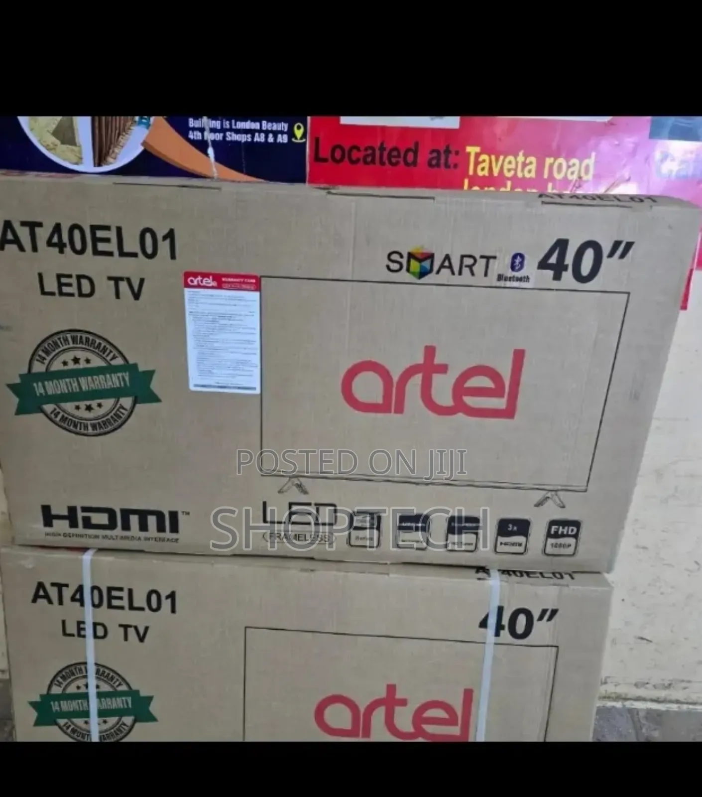 Artel 40 Inches Smart Android Tv With Bluetooth