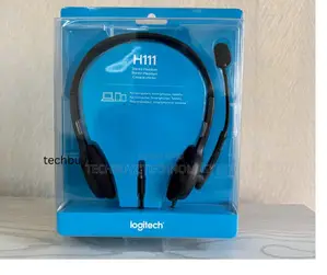 Logitech H111 Headset, Stereo Headphones