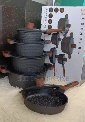 Non Stick 10 Pieces Edenburg Cookware Set