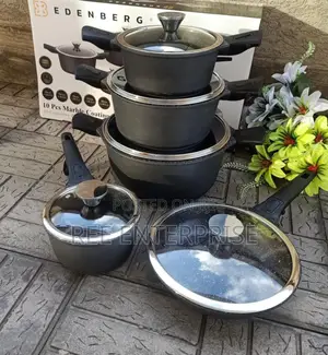Brand New 10 Pieces Edenburg Nonstick Cookware Set