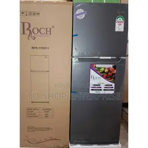 Roch RFR-210-Dt-I Double Door Refrigerator, 170l - Silver