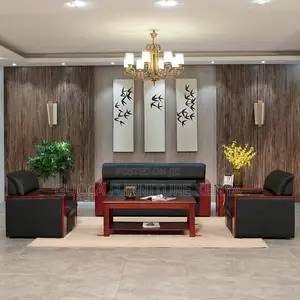 Office Sofa: Office 5-Seater Manager Room Reception Sofa
