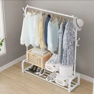 Cloth Rack With Lower Storage