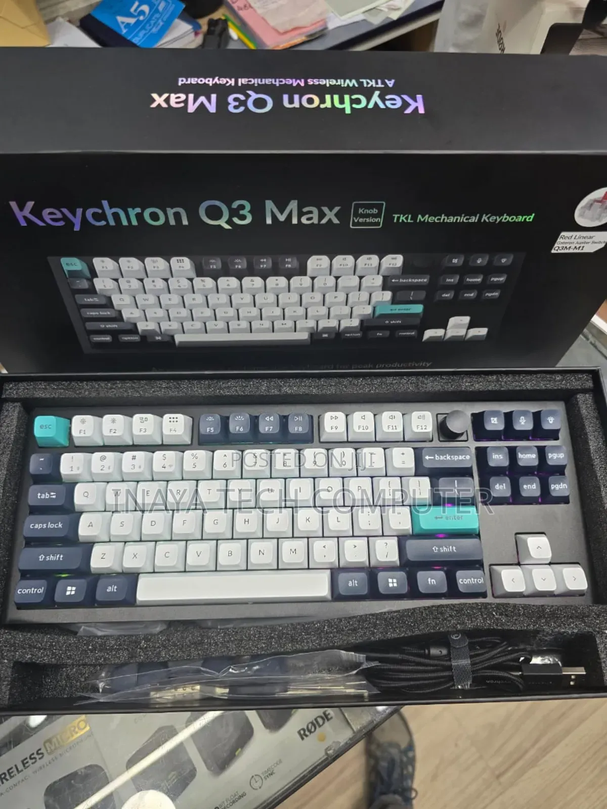Keychron Q3 Max Wireless Custom Mechanical Keyboard