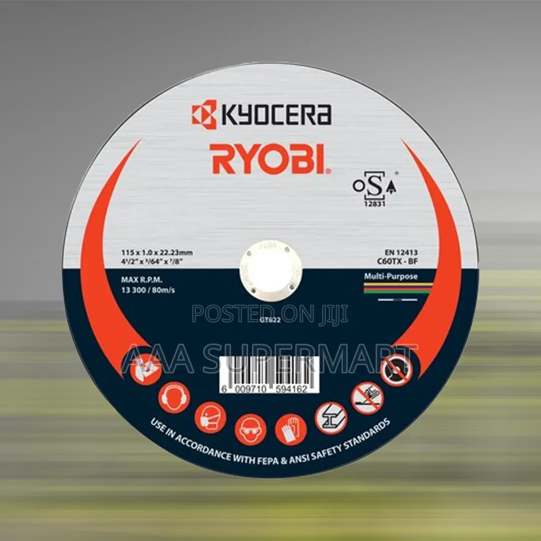 RCD-11510ss Ryobi Flat S/Steel 2-in-1 Cutting Disc