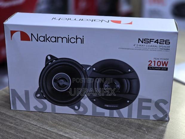 Nakamichi 4 Inch 210watts Powerful Coaxial Speakers- A Pair