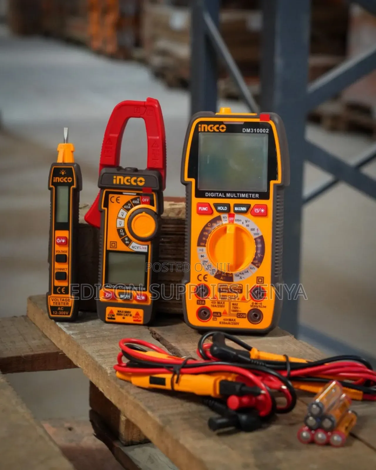 Electrical Test Kit Ingco 3pc Digital Multimeter Clamp Meter 1000v