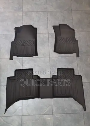 Toyota Hilux Revo 2014-2024 Tpu 3d All Weather Floor Mat
