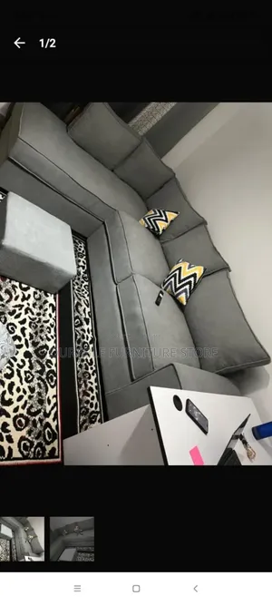6 Seater L Shape Grey