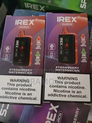 20,000 Puffs Irex Rechargeable