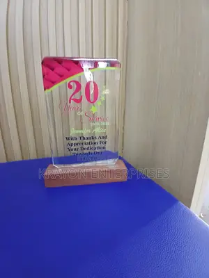 Rectangular Glass Award