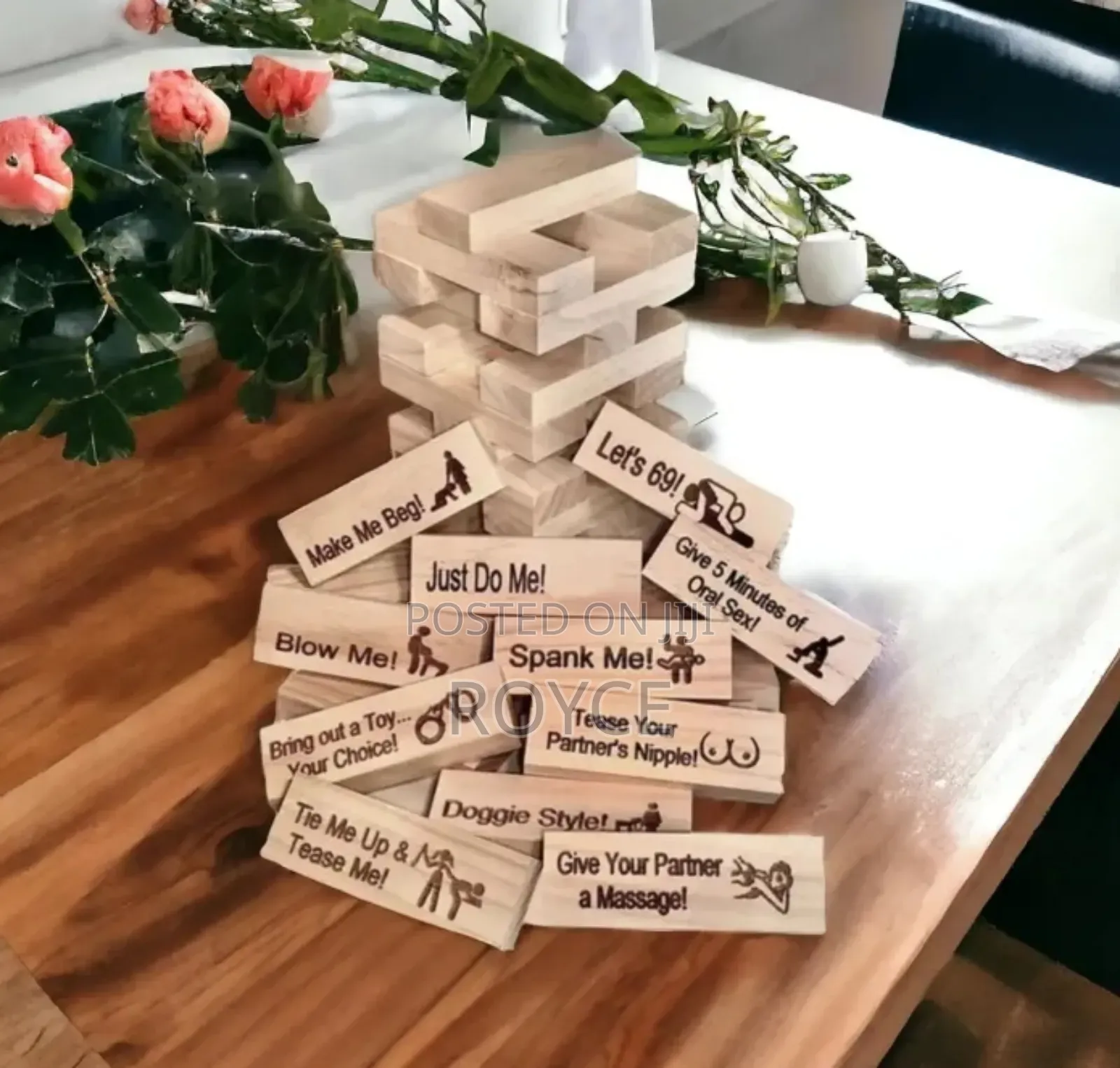 Couples Jenga Game