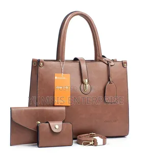 Khaki, Green 3 in 1 Handbags Each Set
