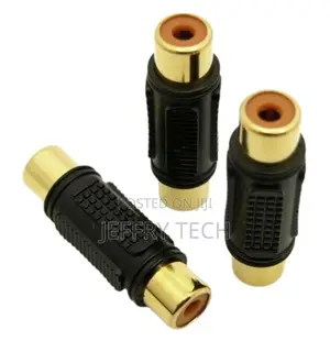 Rca Double Female Mono Phono Jack Coaxial Adapter Connector
