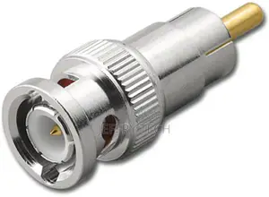 BNC-Male to Rca-Male Plug Coaxial Adapter (Rfa-8394l)