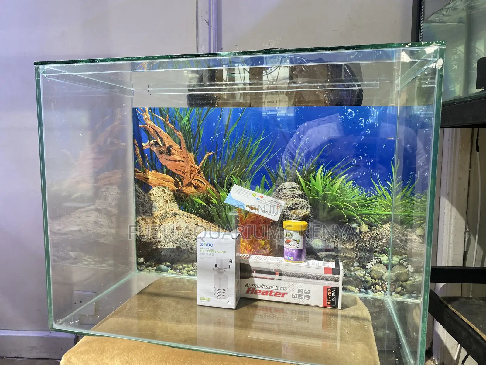 Stunning Aquarium With Led Light – Order Now