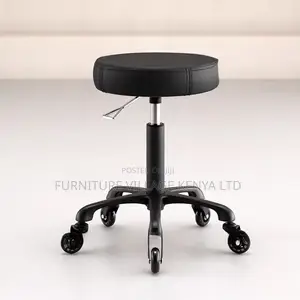 Office Stool:Round Lifting Modern Office Stool With Wheels
