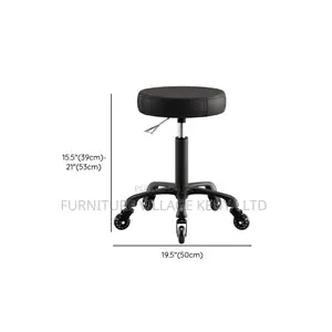 Office Stool:Round Lifting Modern Office Stool With Wheels