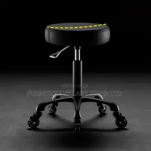 Office Stool:Round Lifting Modern Office Stool With Wheels