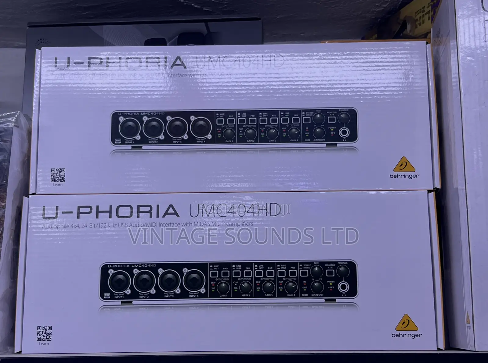 Behringer Umc404hd Usb Interface – 4 Input Studio Recording