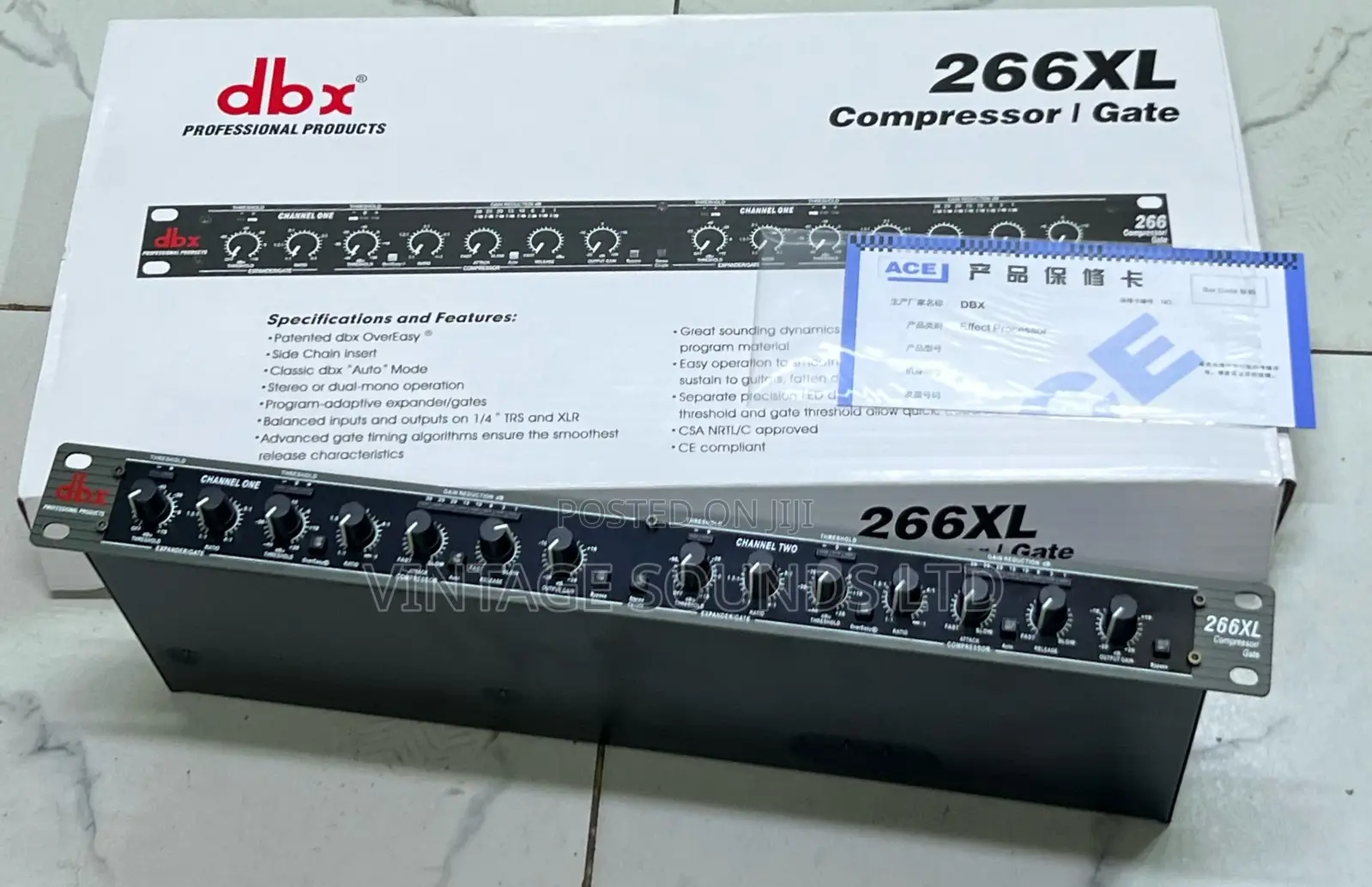 DBX Professional Compressor/ Gate