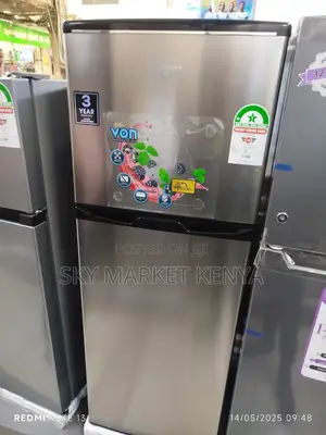 Von 138 Liters Vart-138drhx Double Door Fridge