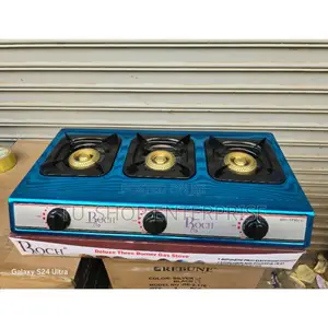 Cooker!!Roch 3 Burner Stainless Cooker