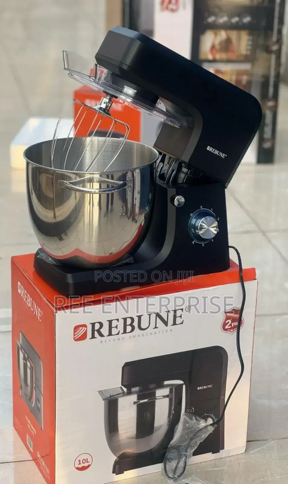 Versatile And Efficient 

Rebune 10 Litres Stand Mixer