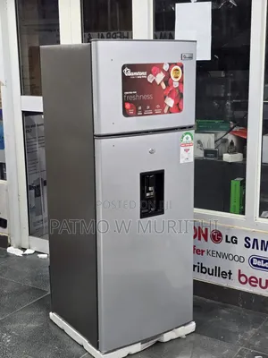 Fridge, Ramtons 213l Fridge Double Door Frost+Dispenser