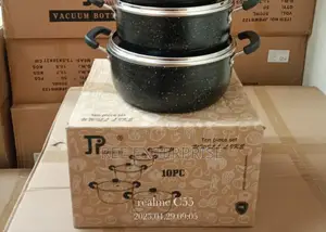 Efficient New Model 10 Pieces Jp Non Stick Cookware Set