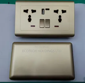 Twin Blanking Cover Gold