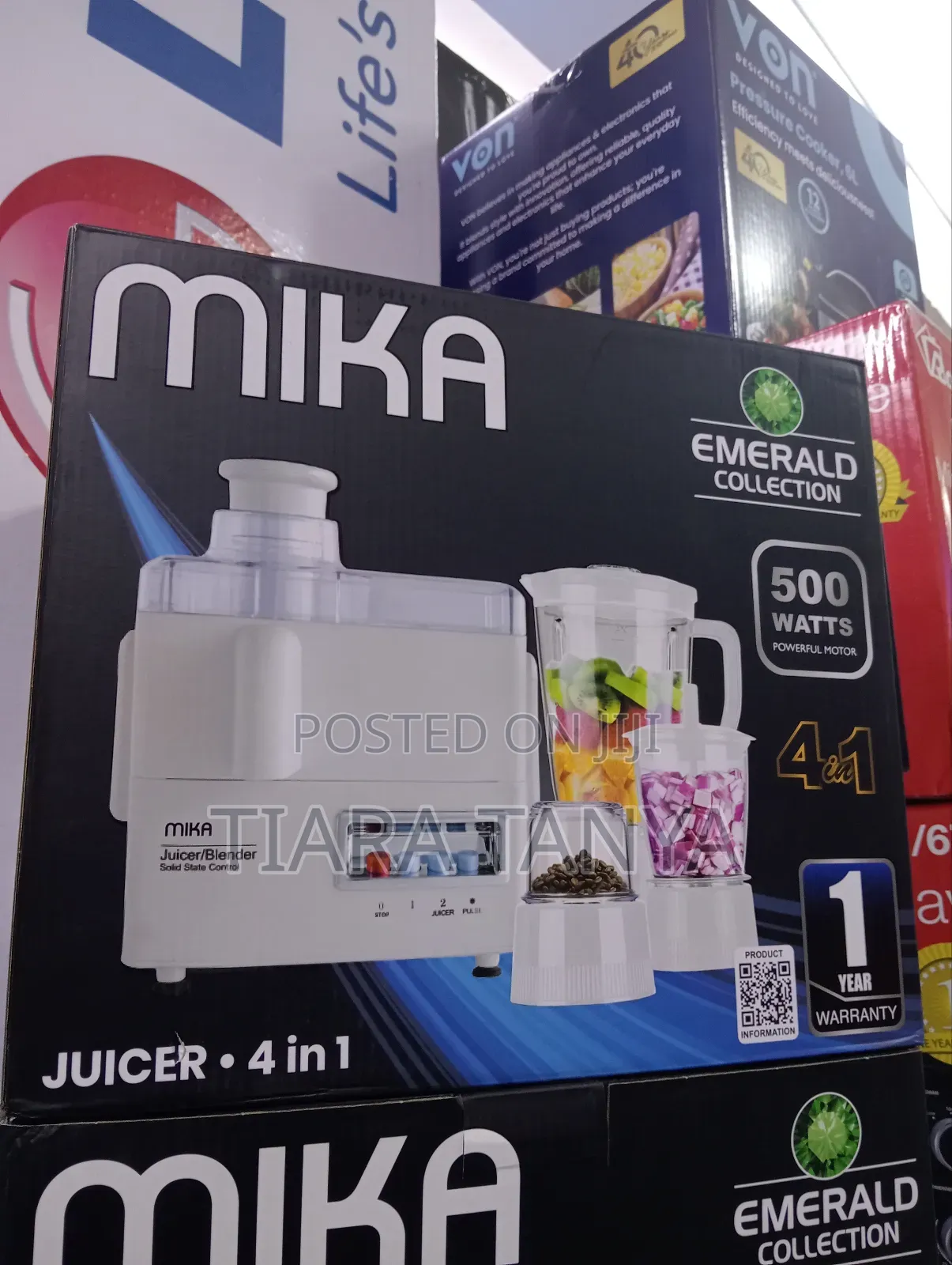 Mika 4 in 1 Juicer ,500 Watts