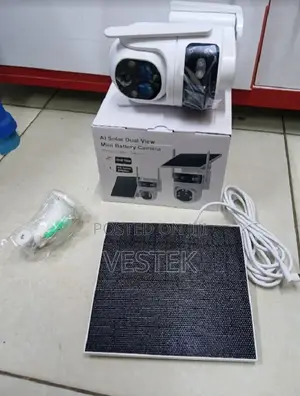 Mini Ubox 4g Solar CCTV Camera With Sim Slot PTZ 6mp