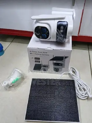 Dual Lens 6mp Mini Ubox 4g Solar CCTV Camera,Sim Slot PTZ