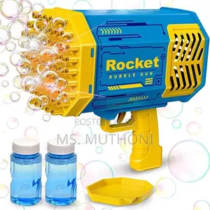 Big Size Rechargeable 132* Holes Bubble Gun