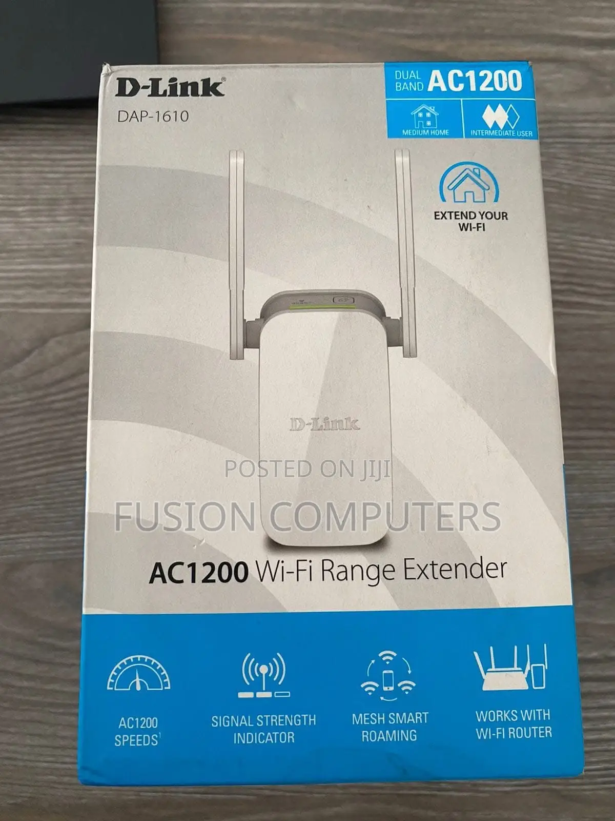 D-Link Ac1200 Dual Band Wi-Fi 5 Range Extender - Dap-1610