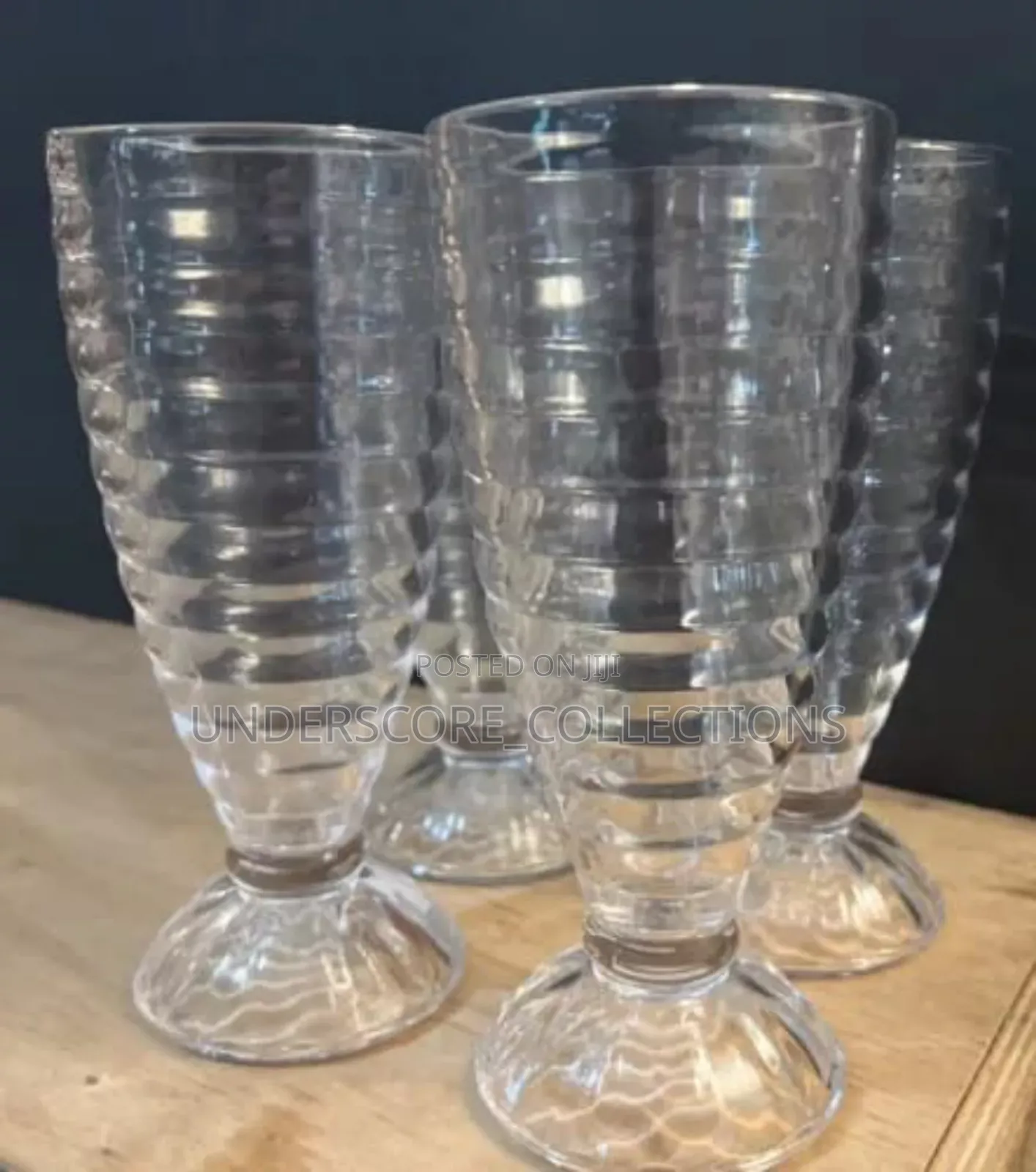 New Design "Screw" Milkshake Glass