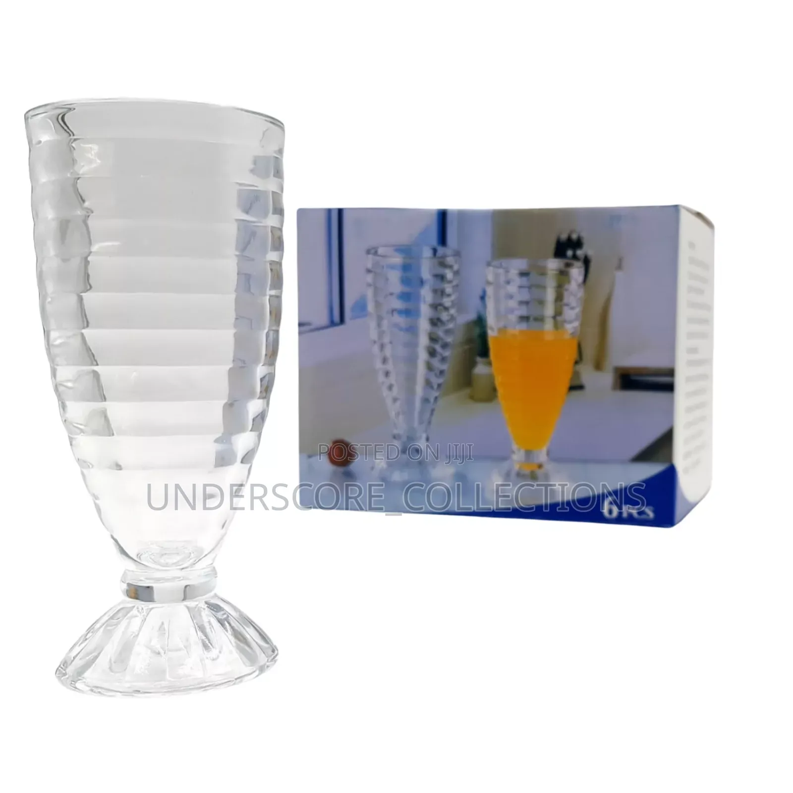 New Design "Screw" Milkshake Glass