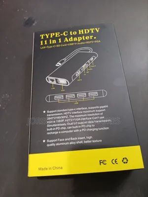 Type C To Hdmi /Hdtv 11 In 1 Adapter