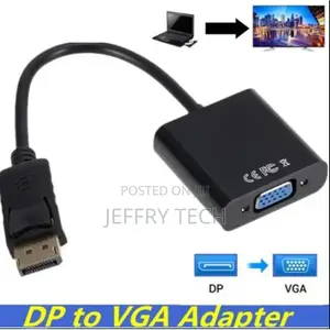 Display Port (Dp) to Vga Converter Adapter