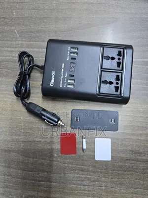 Olesson 150watts Car Power Inverter With 2 Sockets, 4 Usb
