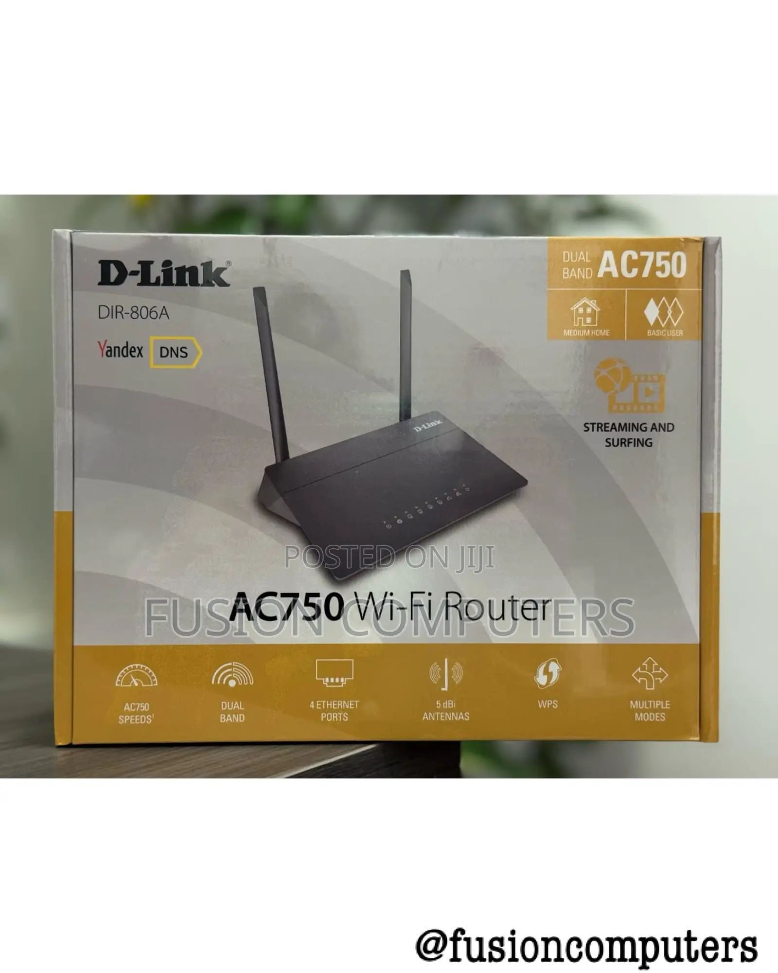 D-Link Ac750 Dual Band Wi-Fi 5 Router - Dir-806a