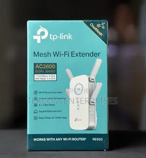 Tp-Link Re650 Mesh With Wi-Fi Extender(Ac2600)