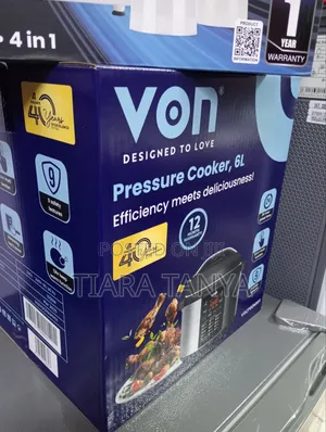 Von 6 Litres Electric Pressure Cooker
