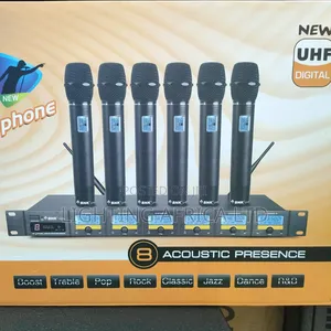 6 Mic Wireless BNK Uhf Quality Microphone