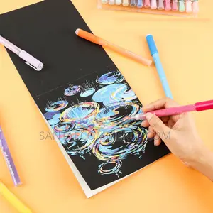 12 PCS Extra Fine Tip Water Based Acrylic Paint Marker Pens
