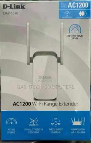 D-Link Ac1200 Dual Band Wi-Fi 5 Range Extender Dap-1610 5ghz